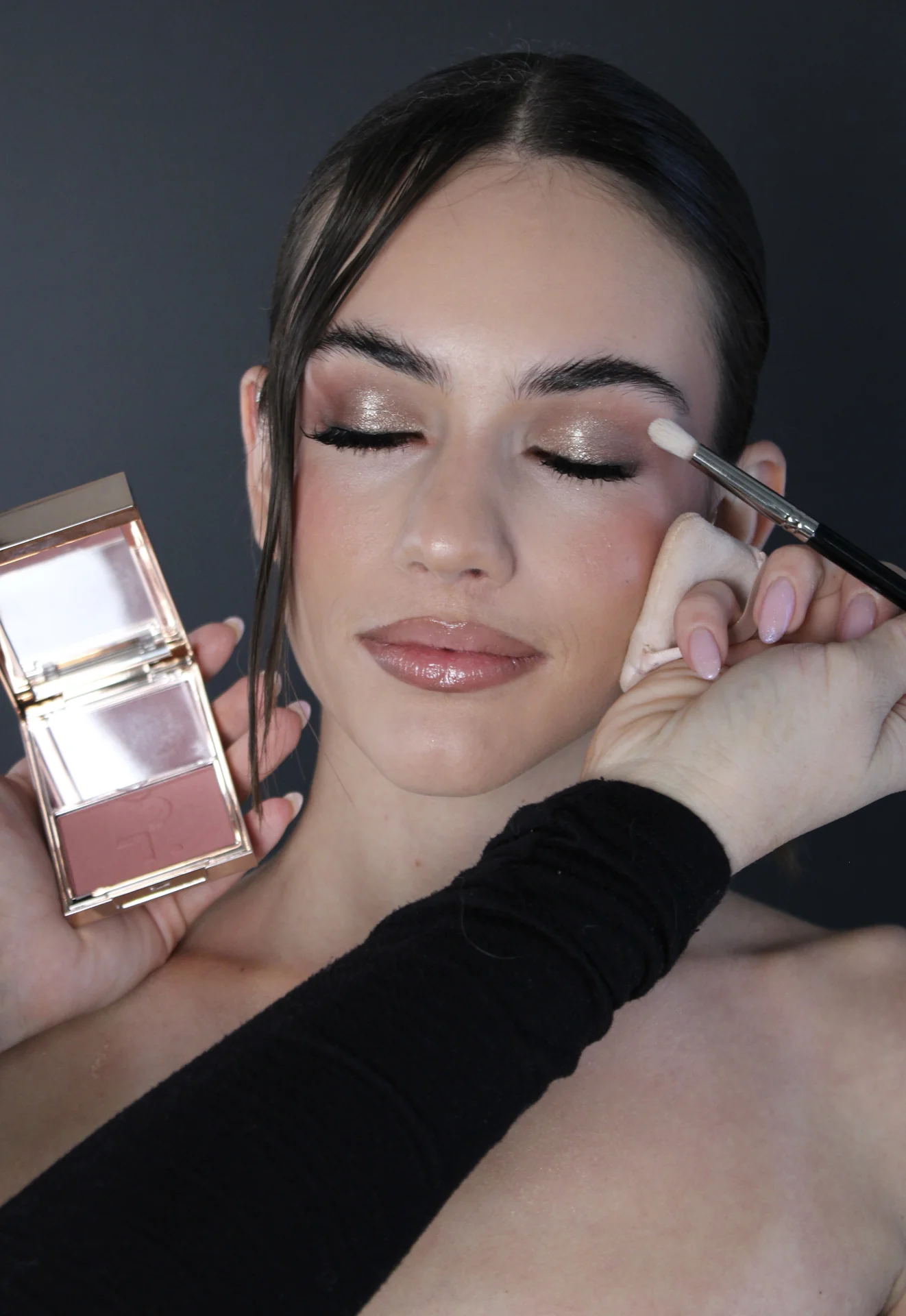 Természetes nude smink KAP Cosmetics termékekkel és selymes bőrképpel
